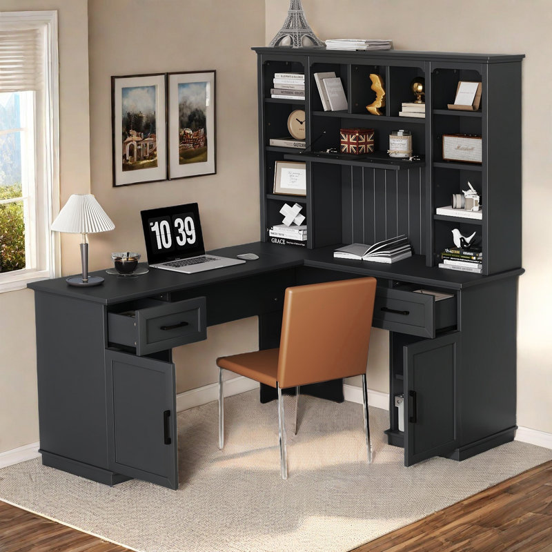 Wayfair corner desk with drawers discount